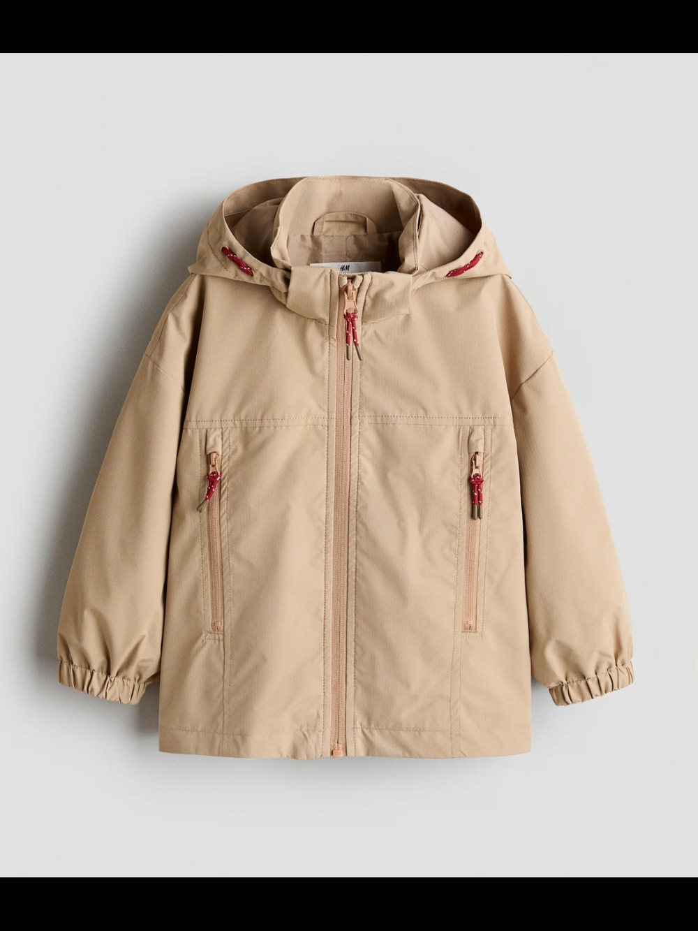 H&M Kids Beige HoodedWater-Repellent Windbreaker